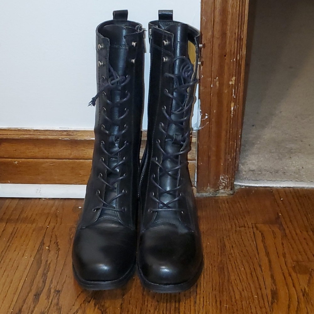 Frye Mid-calf Lace up Boots